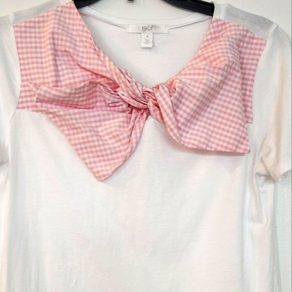 Woven Bow‎ Tee - Picture 2 of 3